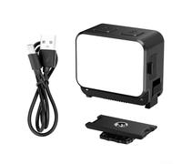 for MINI LED Magnetic Quick Release Fill Light with 3-Color Dimming 150Lux Waterproof IPX4 600mAh for DJI Pocket 3 and Action 5 Pro, Compact Portable Video-Lighting Accessory