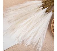 for MINI Pampas Reed Grass Artificial Flowers, Long lasting and Low maintenance (White)