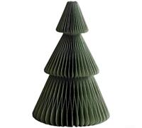 for mini Paper Christmas Tree Ornament Modern Minimalist Multi-Size | Available in dark green green for beige burgundy Easy to assemble Lightweight festive display