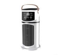 for mini Portable Air Conditioner with Dehumidifier Function 3 Speed Fan Silent Night Mode Easy Move Casters for Home Camping for caravan Compact Design 29.5x15x15cm