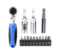 for mini Ratchet Wrench Set, 14Pc Bit Socket Tool With Hook Spanner
