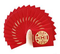 for mini Red Envelopes Chinese Style Gold Foil Sealing Wedding Packets for Door Games Lai See 7x9cm(F)