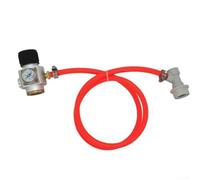 for mini Regulator 0-90 PSI for Soda Stream Machine with Gauge for Home Brewing Beer Keg Carbonation Kit(B)