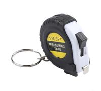 for mini Retractable Tape Measure 1m Pocket Keychain Tool - Auto Lock Dual Scale Metric for imperial - Compact Sewing Fabric Body Waist Measuring Tape Green(white)
