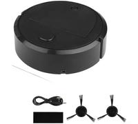 For Mini Robot Vacuum Cleaner 3 In 1 Sweep Mop Function Usb Charging Auto Navigation For Home Hard Floor Care Slim Body Low Noise White Unit Device(I)