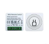 For Mini Smart Switch RF433MHz 16A Remote Control 100V-240V for Fan and Light Supporting Various Lighting Fixtures and Ceiling Fans