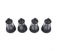For Mini Solar Lantern Lights Replacement Parts For Outdoor Statue Garden Decor With Hexagonal Acrylic Shade Black Plastic Body And Hook For Hanging On Sculptures Trees Or Camping Gear Four Pack Set