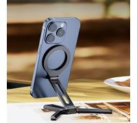 for MINI Tabletop & Travel Tripods, 80 * 56.5 * 146mm Magnetic Phone Tripod, Lightweight Travel Tripod For Filming Video Vlogging(Silver)