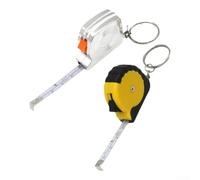 for mini Tape Measure 1m Keychain Ruler Dual Scale Metric for imperial Pocket Tool for Sewing DIY Carpentry(a)