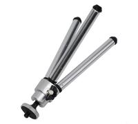for mini Tripod Flexible Stand for Camera Phone Projector - Portable Tabletop Desktop Vlog Support with 1/4 Screw Silver(Silver gray)