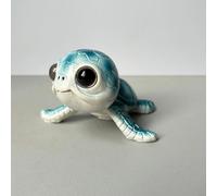 for mini Turtle Ornament Resin Craft for Childrens Room - Lovely Sea Decor Desk Accessory Grey Blue Tone 9.5x6cm(Blue)