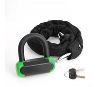 for mini U-Lock with 90cm Chain Bike Security Carbon Steel (Green-)