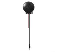 for MINI USB Computer Speaker with 3.5mm Audio Jack, 1W Low Power Consumption for Laptop Desktop, Compact 71mm Size, Black(DC6-30V)