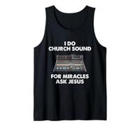 for Miracles Ask Jesus Inspirational Church Sounds Gear Tank Top