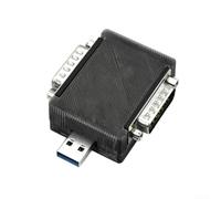 For MiSTer SNAC NeoGeo DB15 Controller Adapter, USB Low Latency Native Controller Converter With 3D Printed Protective Shell, Fit For Original NeoGeo AES for arcade Gamepad(Black)