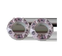 For Mitsubishi 2PCS/Lot 38mm Hub Adapter Wheel Spacers 6X139.7 (6X5.5) 108 With Thread 12X1.5 Shims Hubcentric Spacer