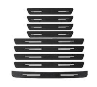 for Mitsubishi ASX 2010-2023 2022 Door Threshold Scuff Plate Carbon Fiber Decals Car Trunk Rear Bumper Stickers Car Accessories(9Pcs)