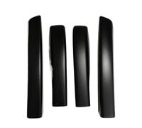 For Mitsubishi ASX SUV 2013-2019 Front Rear Roof Luggage Bar Rail End Shell Plasitc Cover Replacement Car Roof Rack Cap Roof Cross Bars(Black 4pcs)