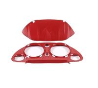 For Mitsubishi Eclipse 2006-2011. Car Dashboard Frame Trim Cover Interior Car Accessories(RED)