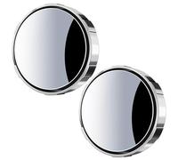 For Mitsubishi Eclipse Cross 2018-2024 PHEV 2 Pcs Blind Spot Mirrors for Cars,Round Frameless HD Crystal Glass,360° Rotate Sway Adjustable Convex Mirror,Maximize Rear View