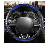 For Mitsubishi For ASX For RVR Pajero Sport For Outlander For PHEV Airtrek Grandis Lancer Evo For Eclipse For Cross Car Steering-Wheels Cover 38cm 15" Steering Wheel Cover(Blue)