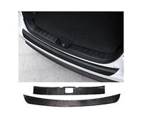 For Mitsubishi For Eclipse For Cross 2018 2019 2020 2021 2022 Rearguard Protector Carbon Fiber PU Leather Rear Bumper Protective Film IENQBVL(Exterior interior)