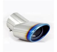 For Mitsubishi For Eclipse For Cross 2018-2023 Stainless Steel Exhaust Pipe Muffler Tailpipe Muffler Tip Car Rear Tail Throat 1Pcs(Blue,A)