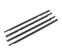 for Mitsubishi for Lancer 2008-2017 5727A005 4pcs Weatherstrip Door Seal Belt Front Rear Window Moulding Trim Belt WEFOLEN