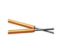 For Mitsubishi For Lancer Evolution X CZ4A 2007-2016 Sedan Rear Trunk Dampers Tailgate Gas Struts Springs Lift Supports Rods Shock(Orange Carbon Fiber)