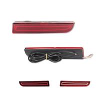 For Mitsubishi For Lancer For Evo LED Bumper Reflector Lights Rear Fog Lamp | Dynamic Turn Signal Rear Tail Brake Lamp OEM MR515740 8355A040 Brake Light(Red A)