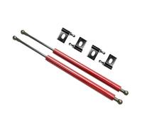 For Mitsubishi For Lancer For Evolution EVO 7 8 9 2001-2008 Front Hood Bonnet Gas Struts Lift Support Rods(Carbon Fiber Red)