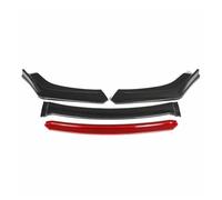 For Mitsubishi For Lancer For Evolution For Eclipse All Models Car Front Bumper Splitter Lip Diffuser Spoiler Body Kit(Carbon Fiber Look)