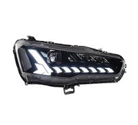For Mitsubishi For Lancer For EX 2008-2016 Headlights DRL Hella LED Bi Xenon Bulb Fog Lights Headlamp Cover(A)