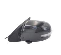 For MItsubishi For Outlander 2013 2014 2015 2016 2017 2018 Rearview Side Mirror Assembly 9PINS Electric Door Wing Wing Door Mirror(Black-L)