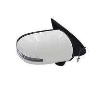 For MItsubishi For Outlander 2013 2014 2015 2016 2017 2018 Rearview Side Mirror Assembly 9PINS Electric Door Wing Wing Door Mirror(White-R)