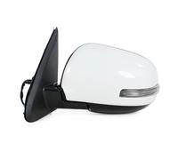 For Mitsubishi For Outlander 2014-2019 15 Pins Car Rearview Heated Turn Signal Power Camera With Blind Spot Function Car Wing Door Side Mirrors Assy(White-Only Left)