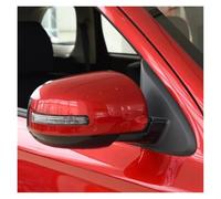 For Mitsubishi For Outlander 2014~2019 Door Side Rearview Mirror Assembly With Power Folding Heated Signal Light Full Door Wing Mirror(Red-Right Side)