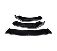 For Mitsubishi For Outlander 2015-2020 Accessories Car Body Kit Carbon Look ABSFront Bumper Splitter Lip Spoiler Diffuser Deflector(Gloss Black)