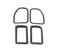 For Mitsubishi For Outlander 2016 2017 2018 2019 2020 2021 ABS Switch Vent Outlet Middle Air Condition Panel Control Trim HRQCTIM(Brushed Black)