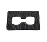 For Mitsubishi For Outlander 2022 2023 ABS Carbon Fiber Grain Rear Drain Cup Frame HRQCTIM