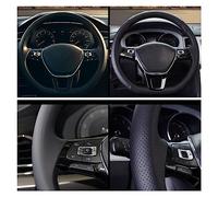 For Mitsubishi For Outlander For Mirage For ASX 2012 2013 2014 2015 2016 2017 2018 2019 Car Steering Wheel Cover Braid Leather Protector Steering Wheel(Yellow Thread)