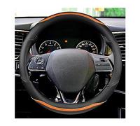 For Mitsubishi For Outlander For Mirage For ASX For Eclipse For Cross For L200 Car Steering Wheel Cover Automotive Wheel Cover(Orange)