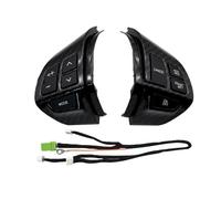 For Mitsubishi For Outlander XL 2.4 CW5W 4b12 2008 5 Pins Steering Wheel Volume Sound Cruise Control Button Car Steering Wheel Button Switch(Carbon fibre)