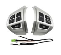 For Mitsubishi For Outlander XL 2.4 CW5W 4b12 2008 5 Pins Steering Wheel Volume Sound Cruise Control Button Car Steering Wheel Button Switch(Sliver)