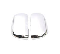 For Mitsubishi For Pajero For Montero 2009-2021 Car Sticker Rearview Side Mirror Cover Wing Cap Exterior Door Rear View Case Trim(Silver)
