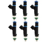 for Mitsubishi for Raider 2006-2009 3.7L 6PCS Fuel Injector Nozzle 53032701AA 0280158020 Fuel Petrol Injector Nozzle