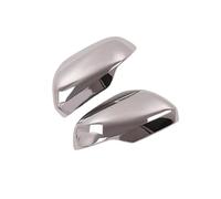 For Mitsubishi For Triton L200 2019 2021 Car Rearview Mirror Housing Rear Mirror Caps Driving Mirror Cover Accessories 2Pcs(Abs chrome)