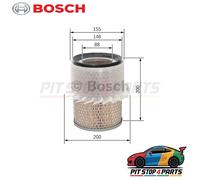 Air filter Filter Insert 1 987 429 186 BOSCH for MITSUBISHI PAJERO/SHOGUN Mk II