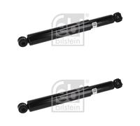 FOR MITSUBISHI L200 K74T 2.5D 1996-2007 REAR SHOCK ABSORBERS PAIR FEBI
