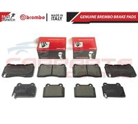 FOR MITSUBISHI LANCER EVO 10 X FQ300 FRONT AND REAR GENUINE BREMBO BRAKE PADS